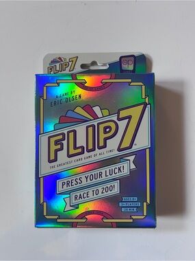 Flip 7 Card Game Holographic Box - Brand New Sealed